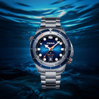 Ocean Series Ultra 1000m Waterproof Helium Valve Design Integrated Rotating Bezel Diving Watch 45mm