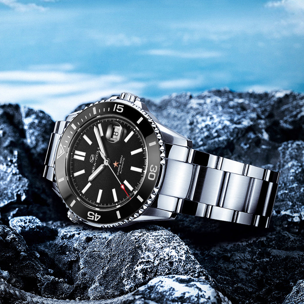 Ocean Series 200m Waterproof Ceramic Bezel Dive Watch 44mm