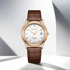 Slim Enamel Dial Ultra-Thin Dress Watch 39mm