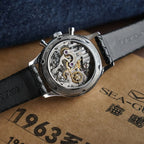Seagull 1963 Meteorite Chronograph Watch Limited Edition 37.3mm