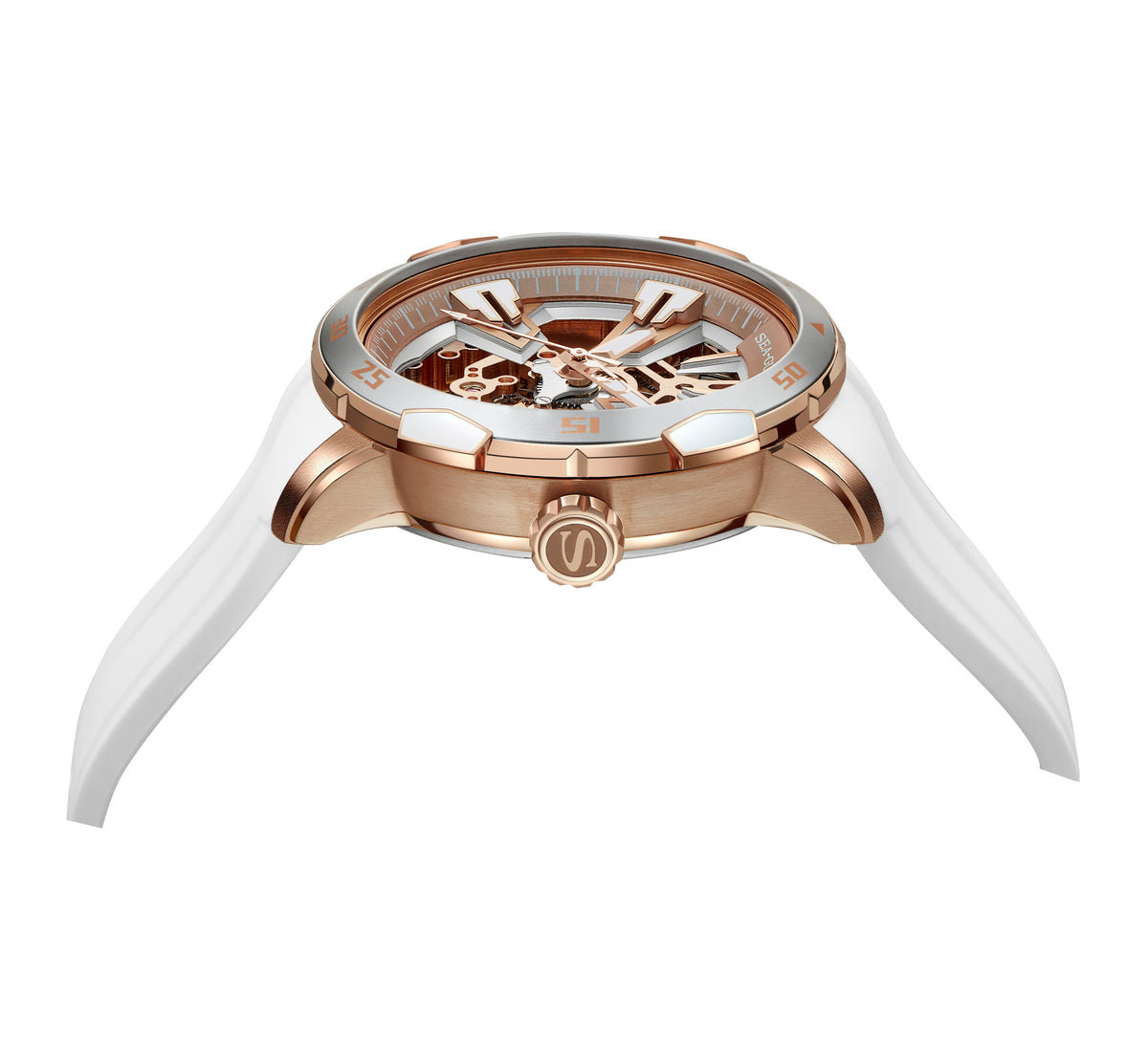 Edge Series Skeleton Dial 2022 MUSE Design Gold Award Couple Watch 44.5mm/40.5mm