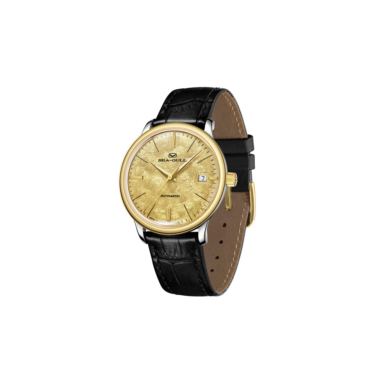 Ultra-thin Couple Watch 18K Gold Business Leisure Calendar 42mm/36mm