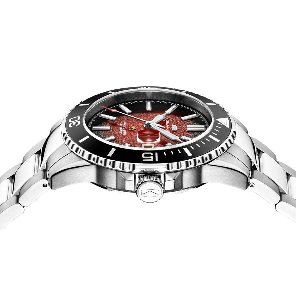 Ocean Series 200m Waterproof Matte Dial Diving Watch 44mm