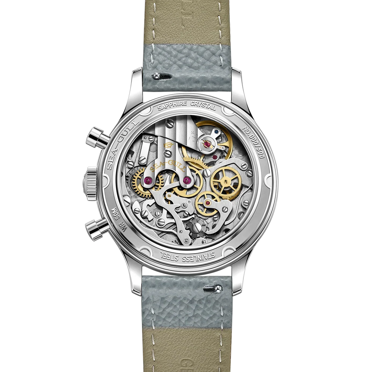 Seagull 1963 Aurora Edition Chronograph Watch 37.3mm
