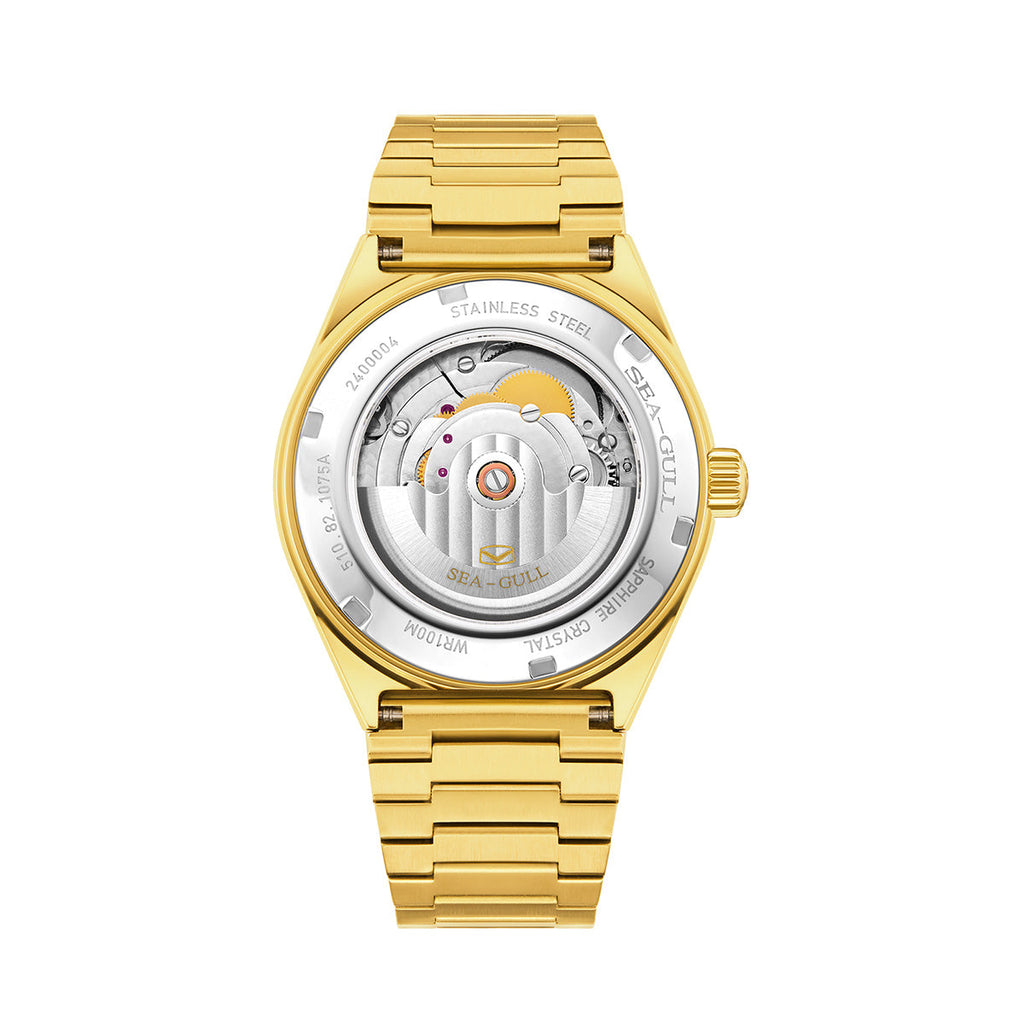 Ancient Cloud Motif Dial Date-day Calendar Reissue Automatic Dress Watch 38mm