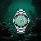 Ocean Series 200m Waterproof Matte Dial Diving Watch 44mm