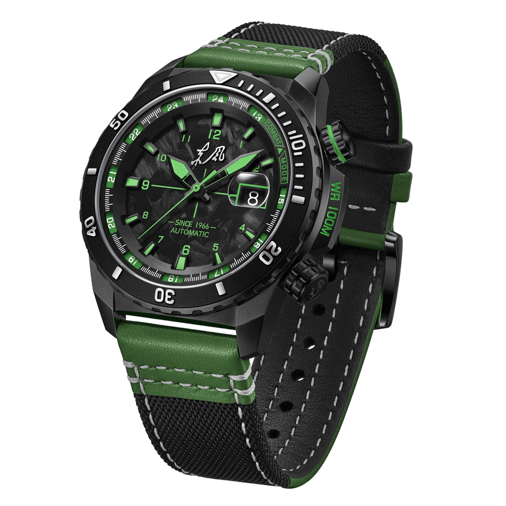 Dongfeng Series Carbon Fiber Dial Tactical Watch 44mm