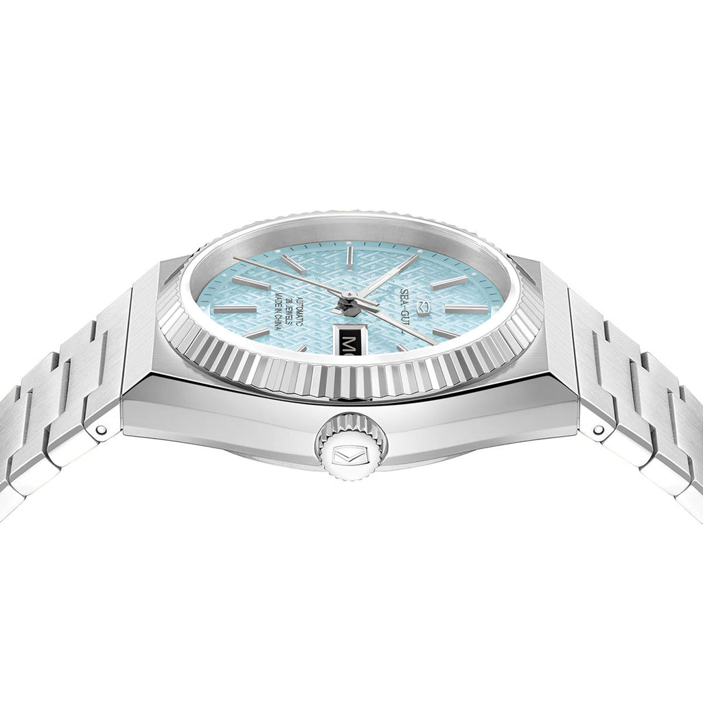 Ancient Cloud Motif Dial Date-day Calendar Reissue Automatic Dress Watch 38mm