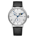 Moon Phase Calendar Power Reserve Indicator Business Watch 41mm