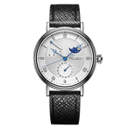 Moon Phase Calendar Power Reserve Flying Dragon Watch 41mm