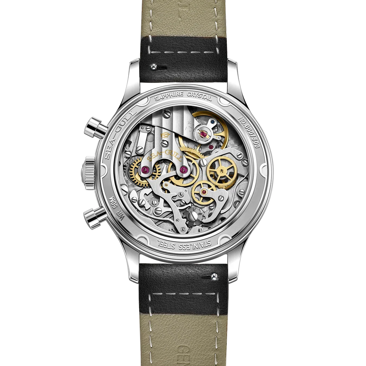 Seagull 1963 Polar Night Edition Vintage Chronograph 37.3mm | Enhanced ST19 Fine Finishing