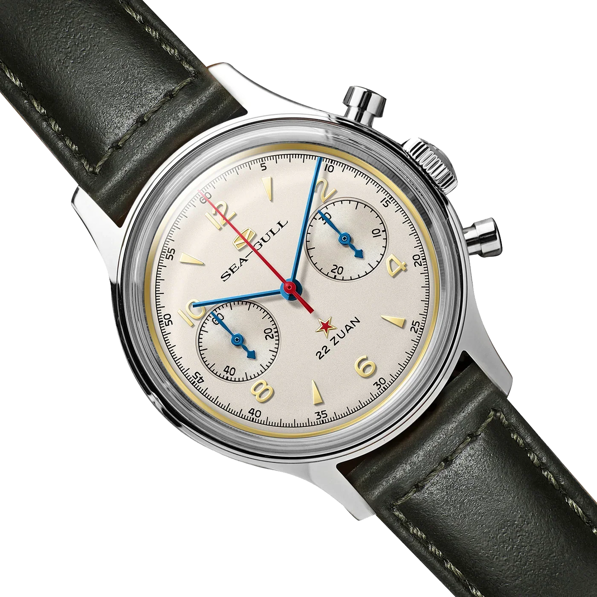 Seagull 1963 Polar Night Edition Vintage Chronograph 37.3mm | Enhanced ST19 Fine Finishing