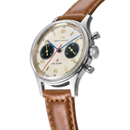 Seagull 1963 Polar Night Edition Panda Eye Chronograph Watch 37.3mm