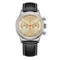 Seagull 1963 Series Reissue D304 Chronograph Watch Transparent Caseback 40mm