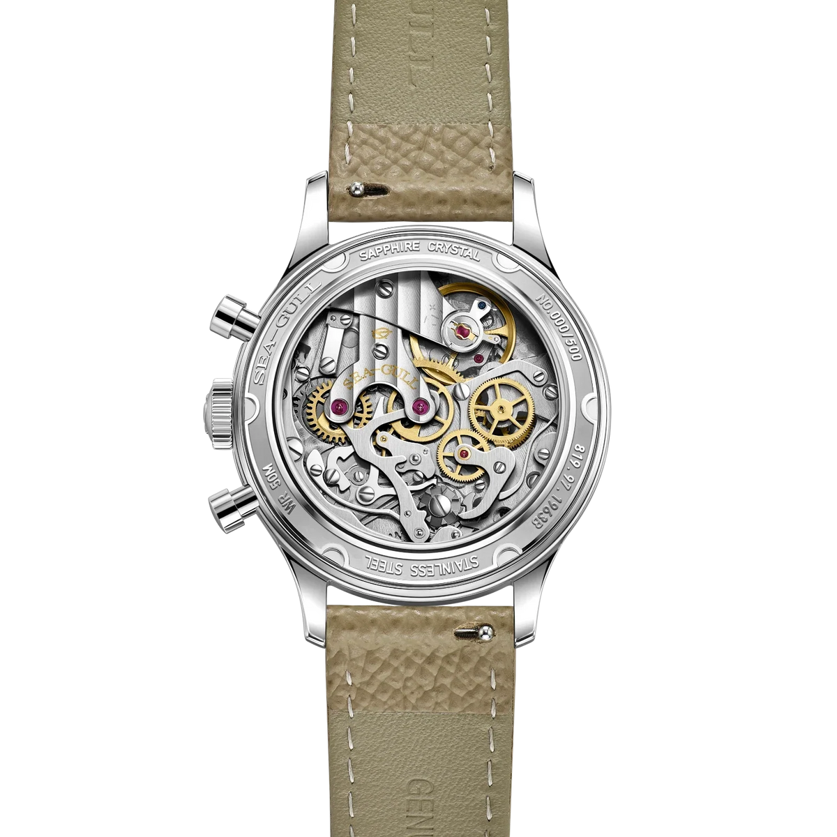 Seagull 1963 Aurora Edition Chronograph Watch 37.3mm
