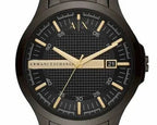 Armani Exchange Hampton AX2413 Men's Chronograph – Black Dial with Black Stainless Steel Strap