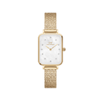 Quadro Lumine Pressed Piano White MoP Gold