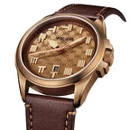 Warpath Series "The Sword Of King Goujian" Diamond-pattern Dial Bronze Case Watch 43.5mm
