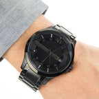Armani Exchange Hampton AX2104 Men's Chronograph – Black Dial with Black Stainless Steel Strap