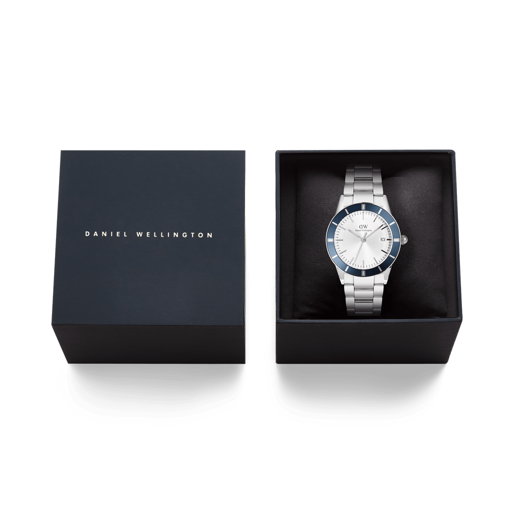 Iconic Paradigma Link Blue Bezel Silver